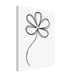 Modern Flora - Artistic Flower Canvas - - Canvas Prints