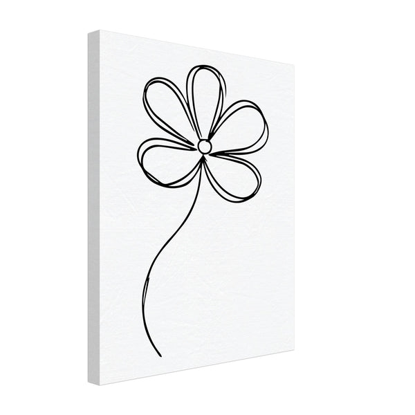 Modern Flora - Artistic Flower Canvas - - Canvas Prints