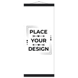 Stunning Art Display - Premium Customizable Poster - 25x60 cm 10x24″ Black wall hanger - Posters With Hanger