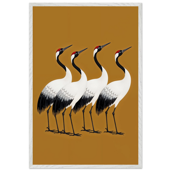 Harmony in Flight Framed Poster – Gift for Nature Lovers - - Wooden Framed Posters