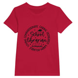 The Heart of Education - Loving, Compassionate, and Caring - Red - T-shirts