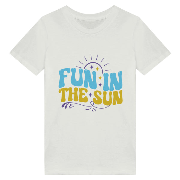 Summer Bliss - FUN IN THE SUN T-shirt - White - Print Material