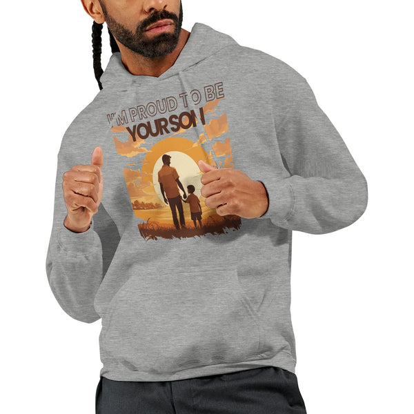 Together at Sunset - Celebrating Fatherhood - Ash - Hoodies