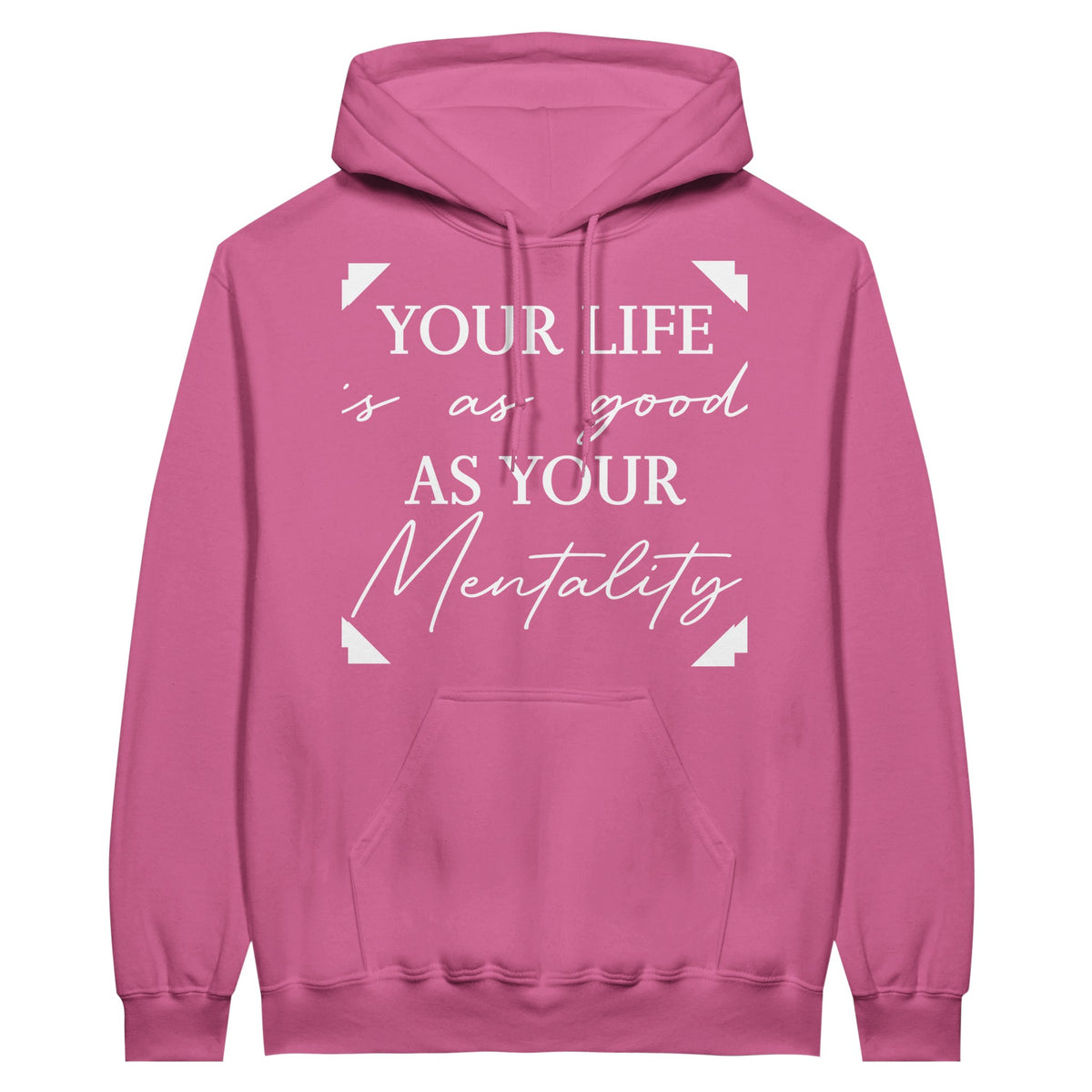 Mindset Matters - Classic Unisex Pullover Hoodie - Azalea - Hoodies