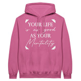 Mindset Matters - Classic Unisex Pullover Hoodie - Azalea - Hoodies