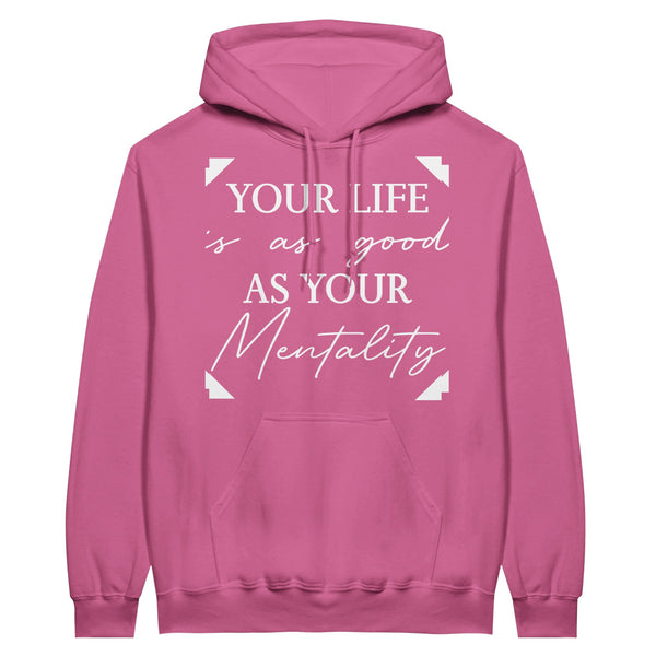 Mindset Matters - Classic Unisex Pullover Hoodie - Azalea - Hoodies