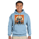 Sunset Serenity - For the Dad Who Inspires - Light Blue - Hoodies