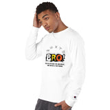 Bro Code - Bright Bonds on Black - White - T-shirts