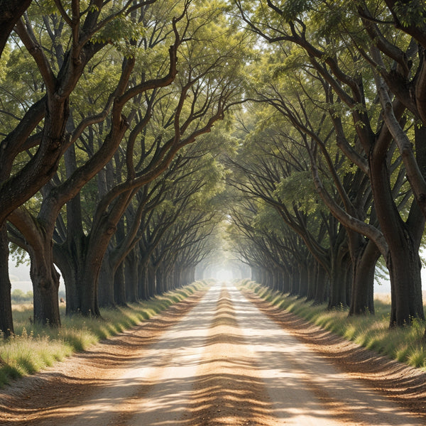 Whispers of the Forest Road - 24x36 - Framed Posters