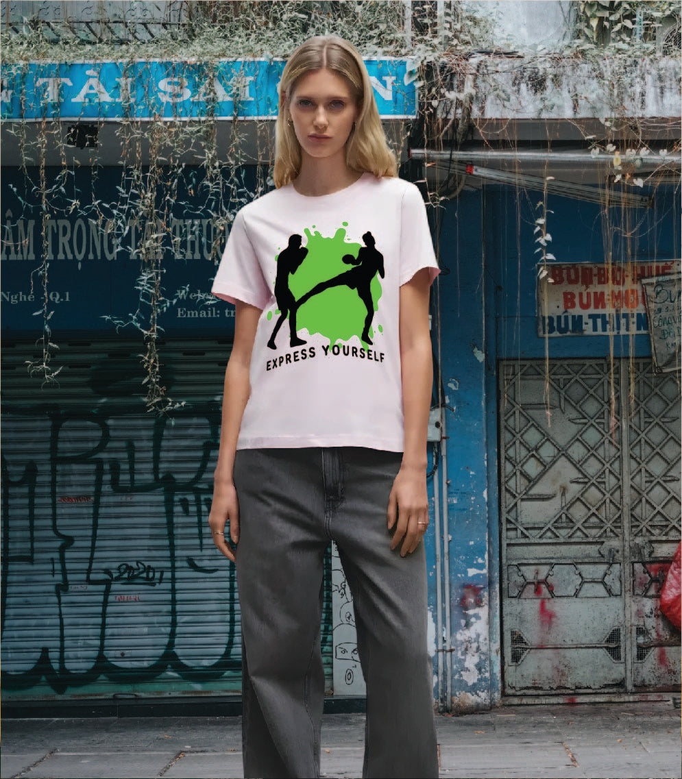 Kick into Style - Bold Design - - T-shirts