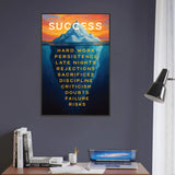 Success Iceberg Metal Framed Poster – Gift of Inspiration - - Metal Framed Posters