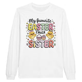 Easter Fun with My Sister – Cute Chick Shirt - White - Long Sleeves T-shirts
