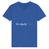 Elevate Mom's Style - Premium V-Neck Tee Collection - True Royal - T-shirts