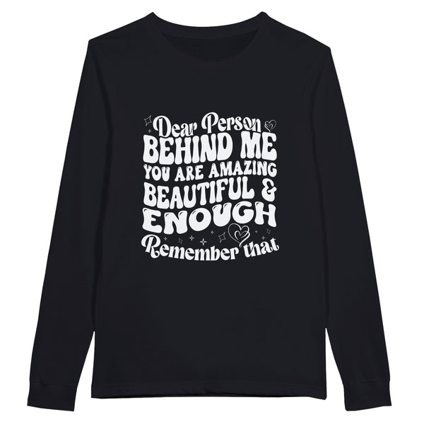 Embrace Your Worth - Encouraging Quotes on Cotton - Dark Gray - Sweatshirts