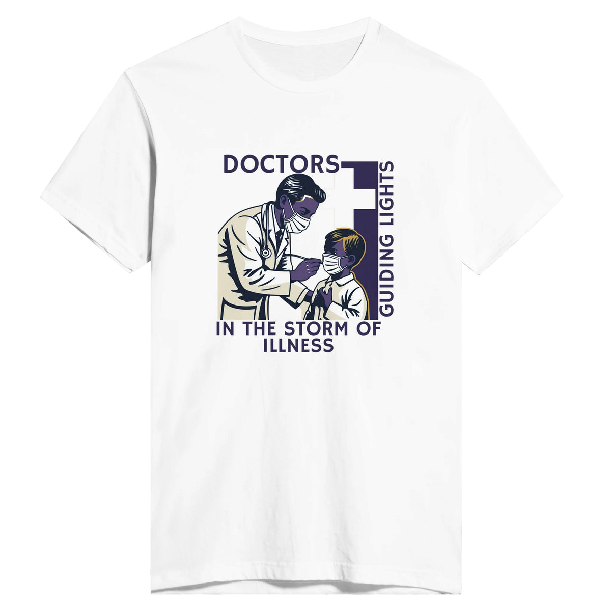 For the Doctors Who Bring Hope in Every Crisis - White - T-Shirts