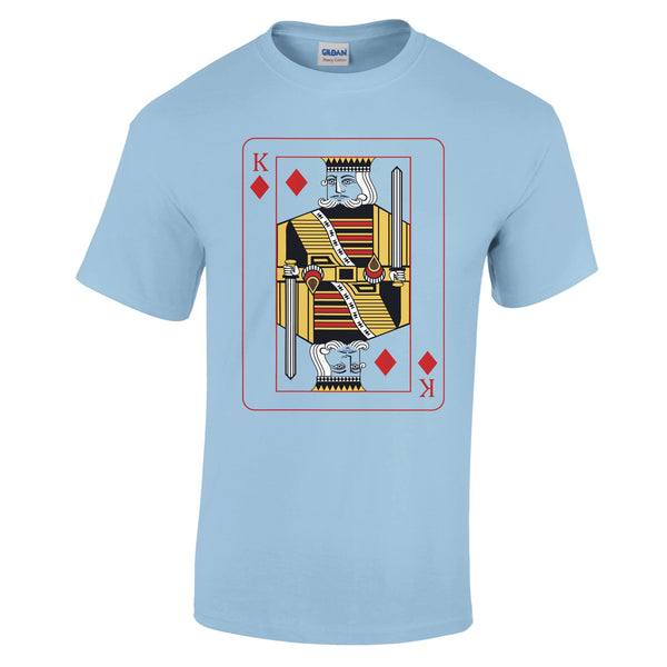 Playing Cards- K- Heavyweight Unisex Crewneck T-shirt - - Print Material