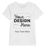 Colorful Comfort Kids Customizable Crewneck Tee - White - Crewneck T-shirts