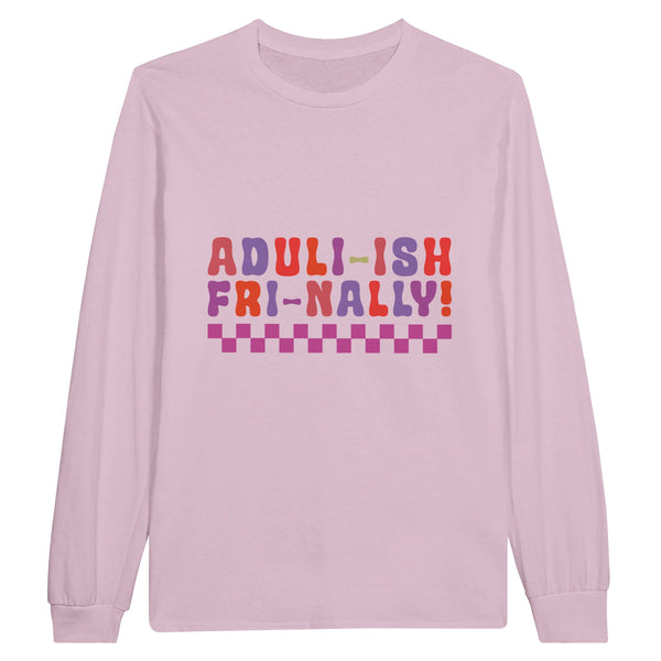 Turning the Page - Embrace Maturity with Our Statement Tee - Light Pink - Sweatshirt