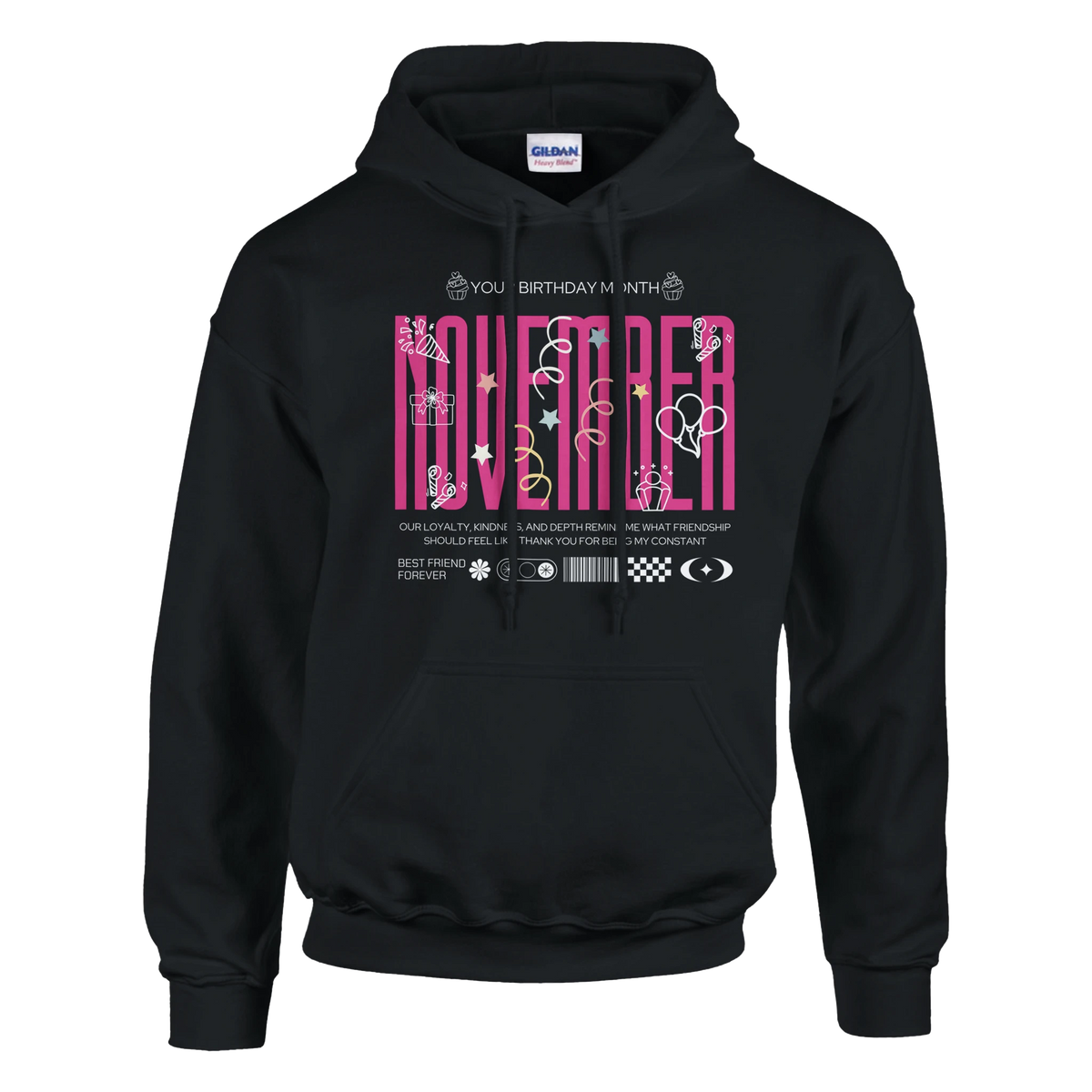 Gildan Hoodie for Soul Sisters by Month - November - Hoodies