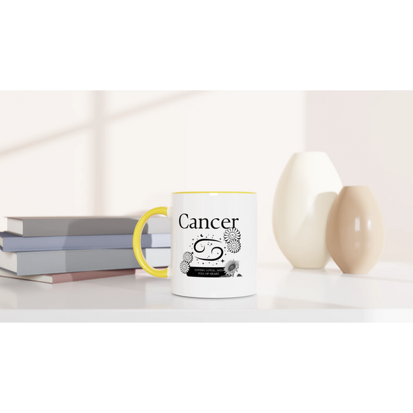 Zodiac Mug with Color – Gift for Star Lovers - Cancer - Mugs