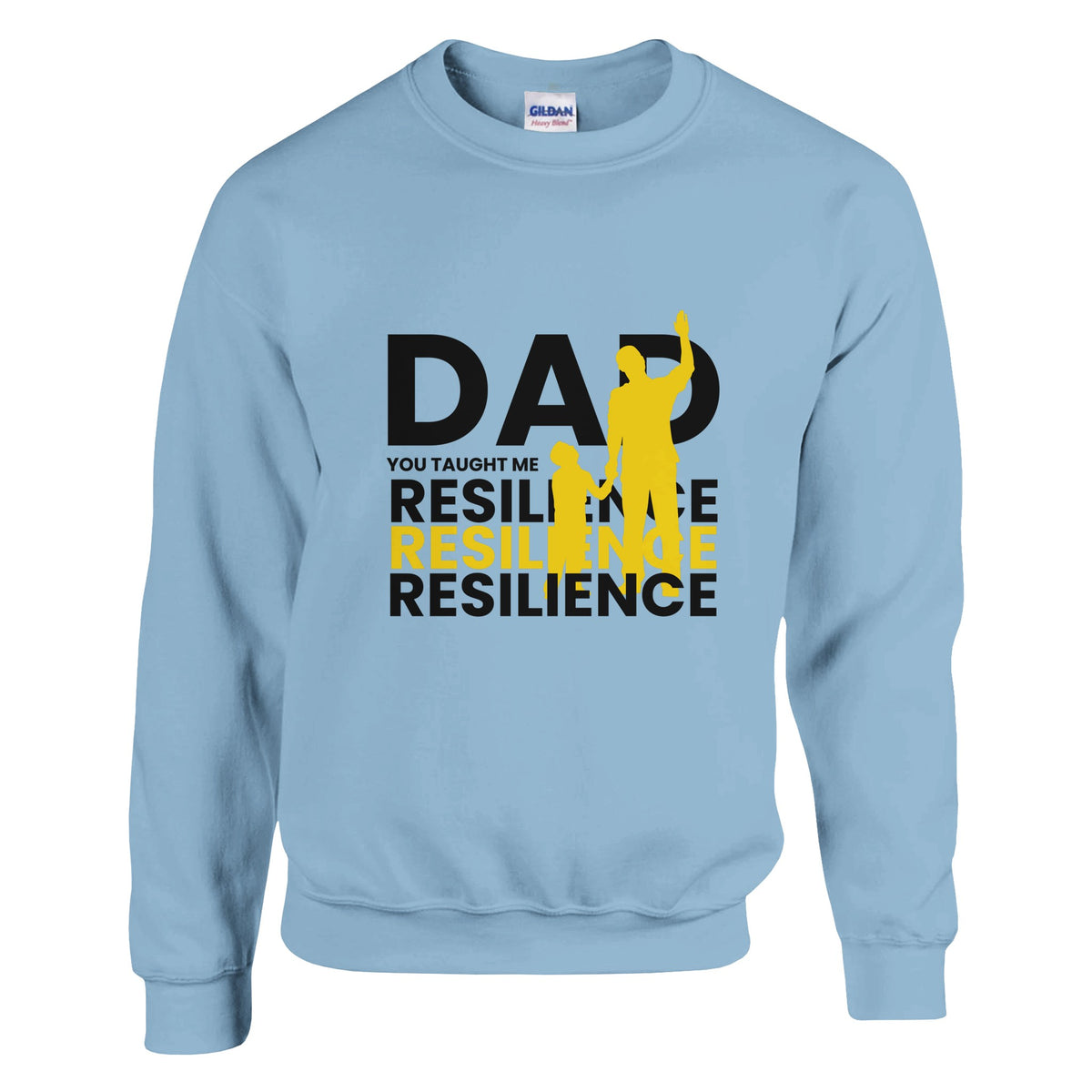 Strength in Resilience - A Tribute to Fatherhood - Light Blue - Sweatshirts