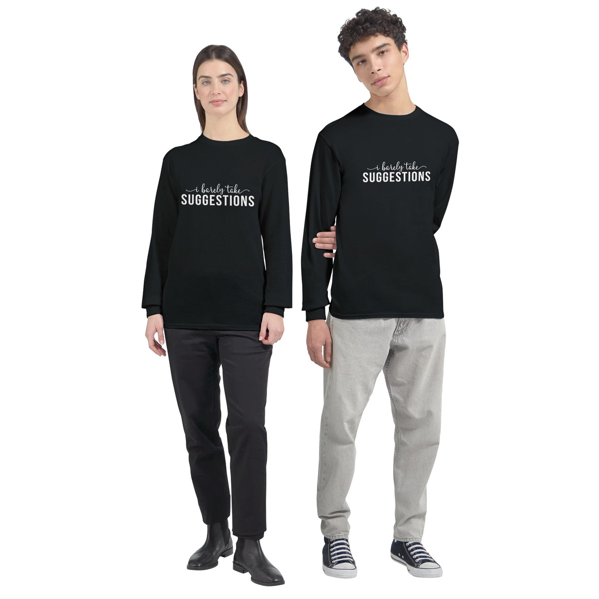 Assertive Statements - Wear Your Confidence - Black - Sweatshirts