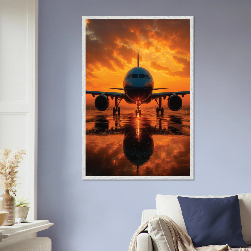 Take Flight Wooden Framed Poster for Travelers - Default Title - Wooden Framed Posters