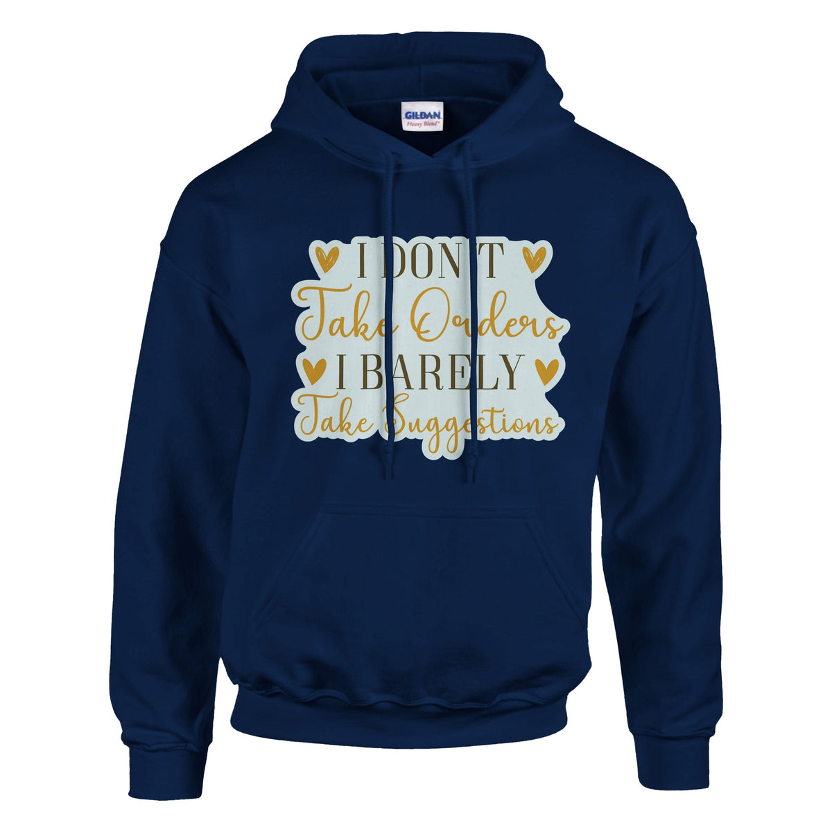 Barely Suggested - Wear Your Autonomy with Pride - Navy - Hoodies