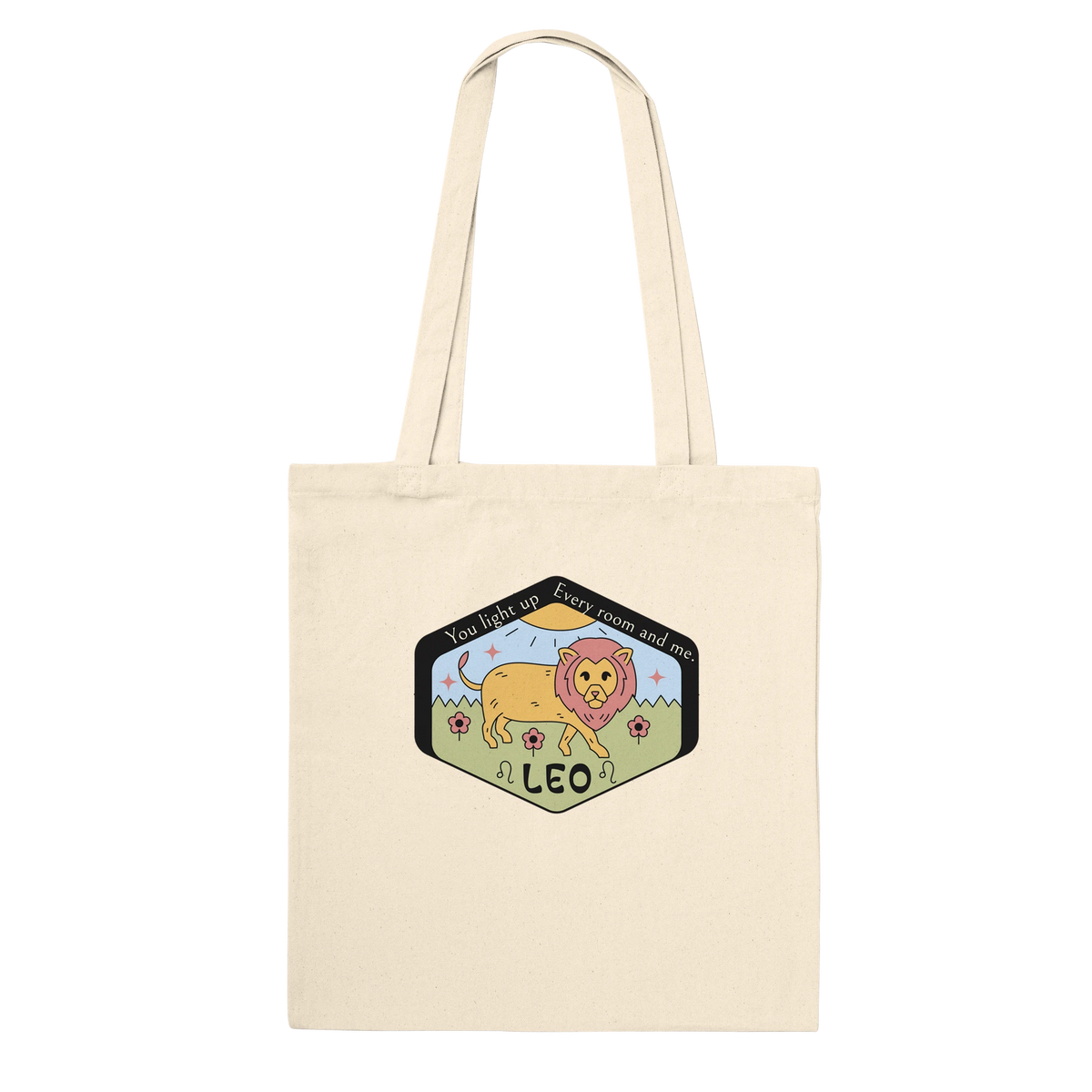 Zodiac Premium Tote Bag Gift for Her - Leo - Tote Bags