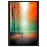 Twilight Walk Through Dreamscape - 28x43 cm XL (11x17″) Black frame - Wooden Framed Posters