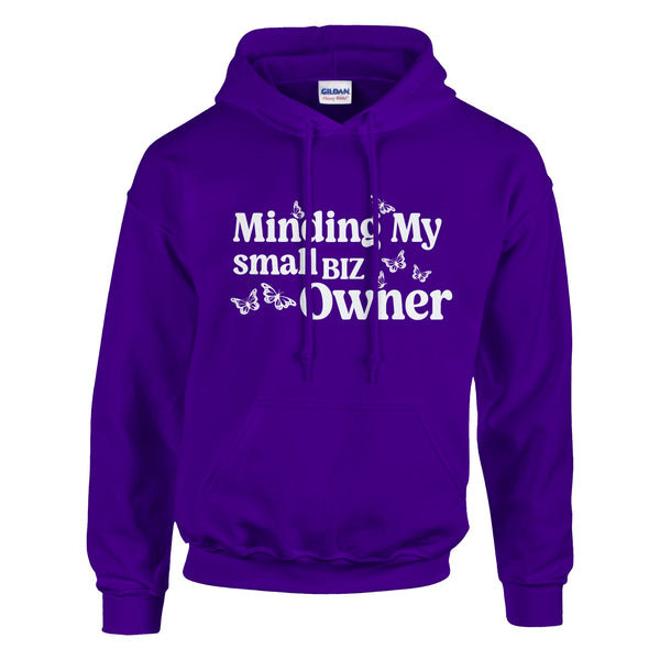 Small Biz Owner Vibes - Own Your Hustle in Style - Purple - Hoodies