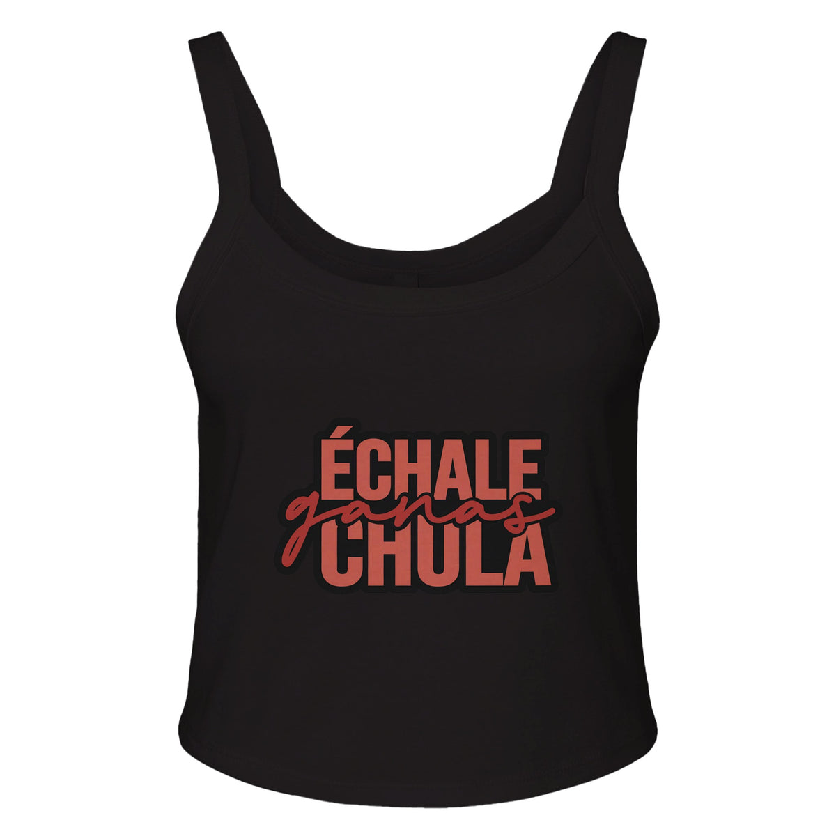 Chula Spirit - Motivational Design - solid blk blend - Tank Tops