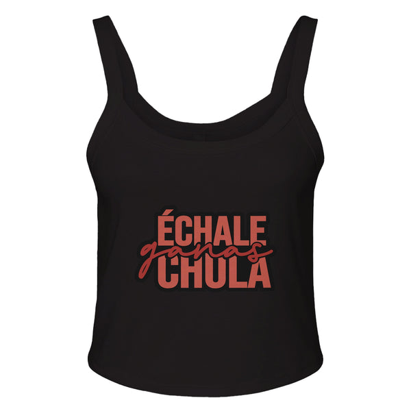 Chula Spirit - Motivational Design - solid blk blend - Tank Tops