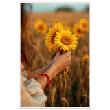 Sun-Kissed Moments – Wooden Framed Poster - - Wooden Framed Posters