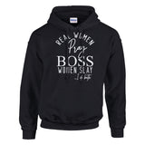 Empowerment Essentials - REAL WOMEN Collection - Black - Hoodies