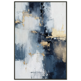 Echoes in Blue and Brass - Metal Framed Poster - - Metal Framed Posters