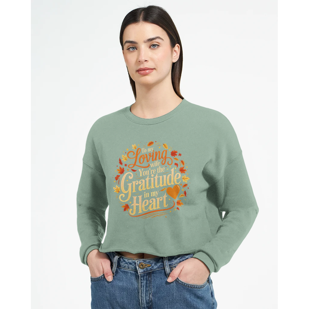 Season of Thanks - Fashionable Gratitude for Her - - Sweatshirts