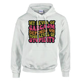 Sarcasm Showcase - My Level of Sarcasm Gear - White - Hoodies