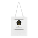 Zodiac-Themed Classic Tote Bag for Soulful Gifting - Aquarius - Tote Bags