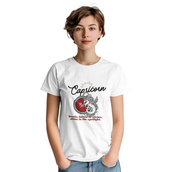 Zodiac Star Signs Tee – A Meaningful Gift for All Signs - Capricorn - T-Shirts