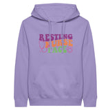 Heartfelt Tribute - Peace, Love, Nursing Unisex Hoodie - Lavender - Print Material