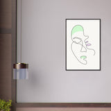 Minimalist Beauty - A Quiet Moment - - Wooden Framed Posters