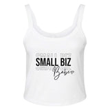 Championing Small Biz - Wear Your Support - solid wht blend - Tank Tops