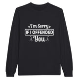 Forgiveness Fabricated - Expressing Apology in Style - Black - Sweatshirts