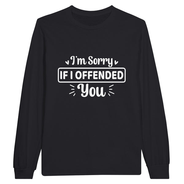 Forgiveness Fabricated - Expressing Apology in Style - Black - Sweatshirts