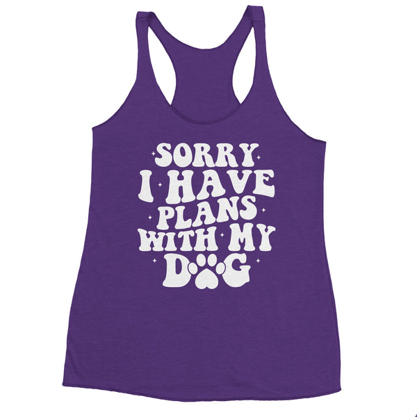 Furry Plans Only - Embrace Doggy Devotion in Style! - Purple Rush - Tank Tops