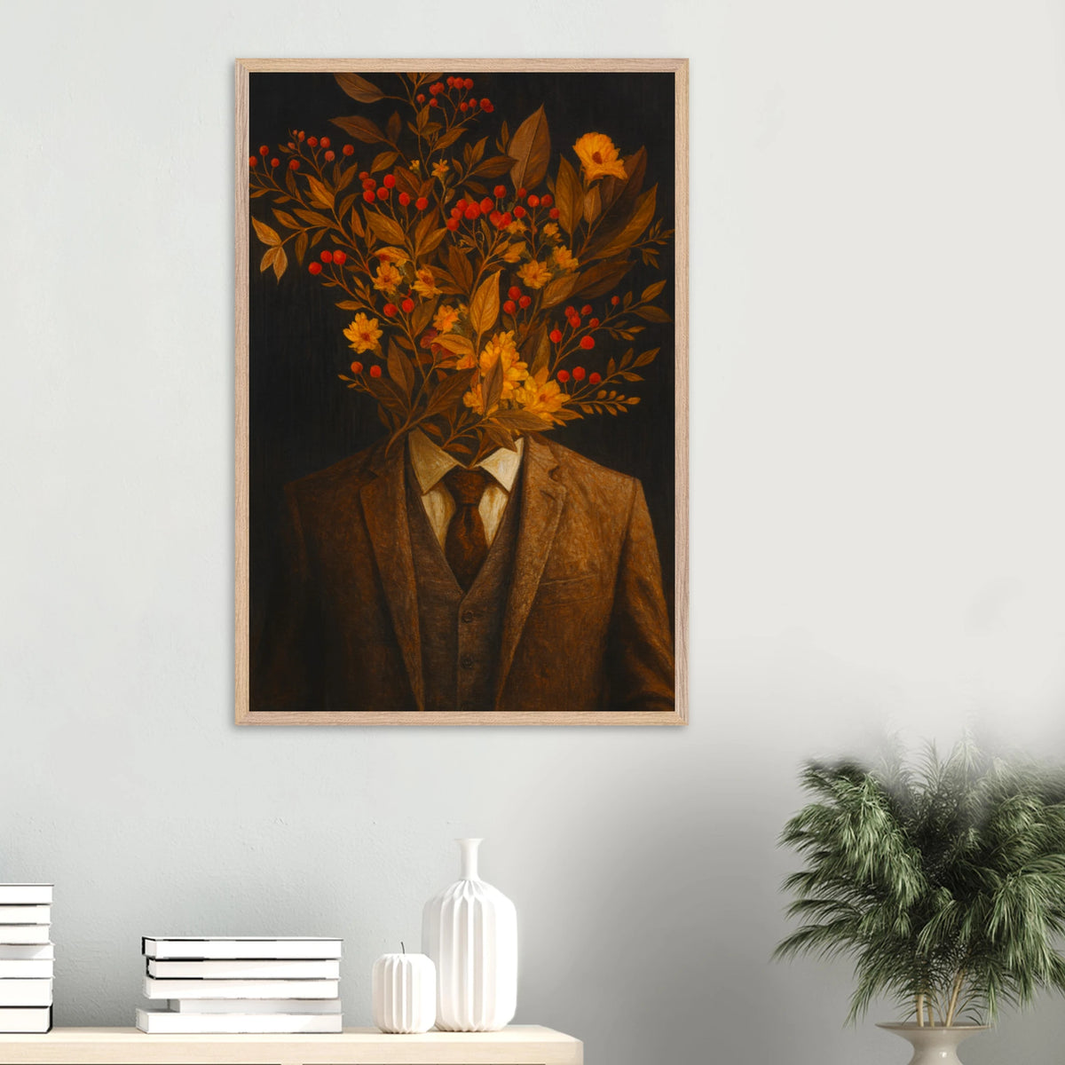 Wooden Framed Poster – A Gift of Nature & Memory - Wood frame - Wooden Framed Posters