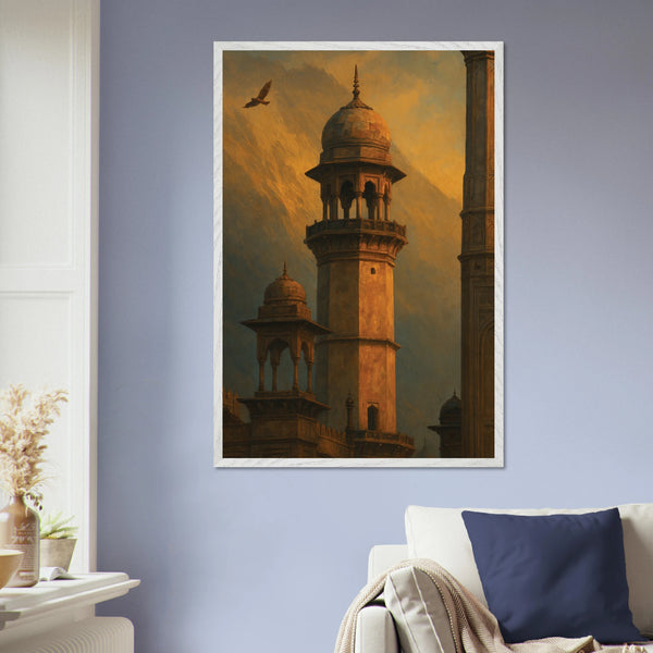 Islamic Architecture Poster – Cultural Wooden Frame Art - - Wooden Framed Posters