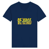 Authenticity Emblem - Be Silly, Be Honest, Be Kind - Navy - T-shirts