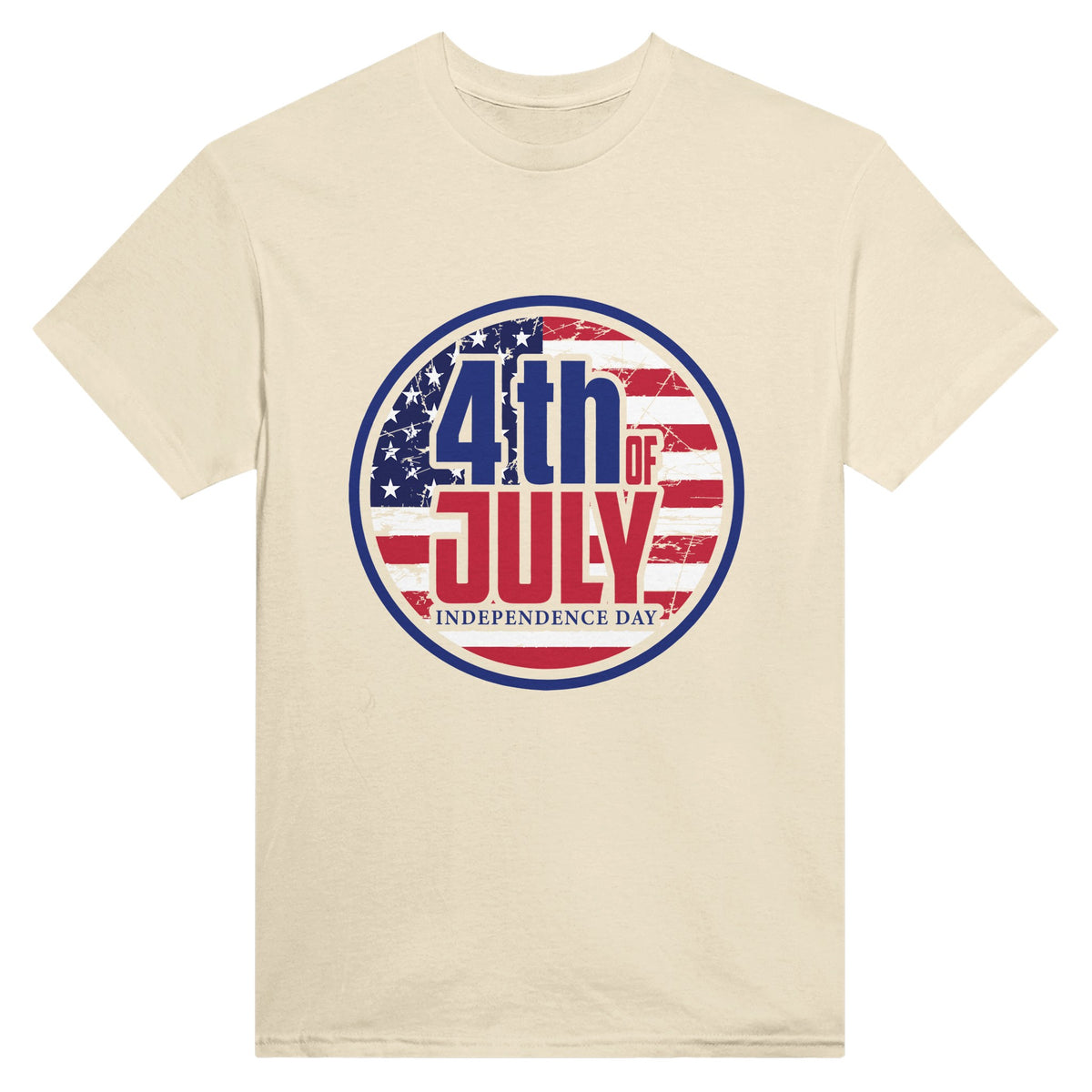 Stars, Stripes, and Memories - 4th of July Celebration Tee - Natural - T-Shirts